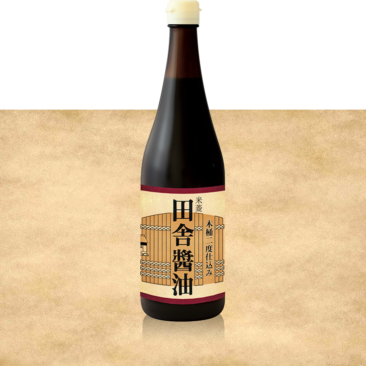 田舎醤油720ml